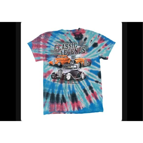 Classic Car Legends Tie-Dye Tee - Picture 1 of 4